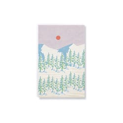 Denik 5 in. W X 8 in. L Sewn Bound Multicolored Snowy Mountains Notebook