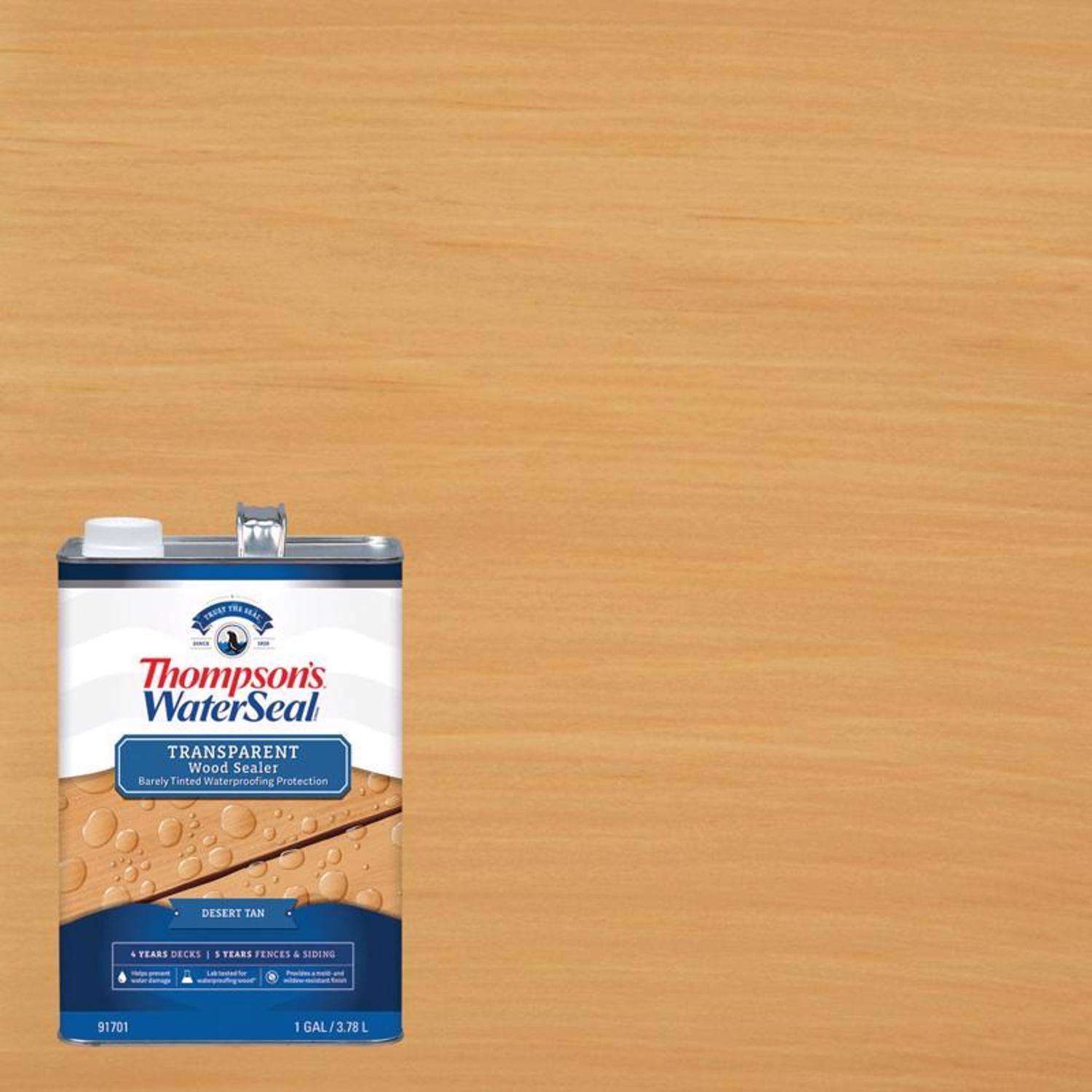 Thompson's WaterSeal Transparent Desert Tan Waterproofing Wood Sealer 1 ...