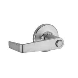 Kwikset Light Commercial Kingston Lever Satin Chrome Entry Lockset Right or Left Handed