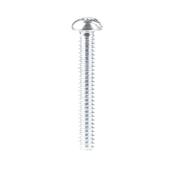 HILLMAN No. 6-32 Ga. X 1 in. L Combination Round Head Zinc-Plated Steel Machine Screws 100 pk