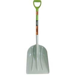 Ames 46.5 in. Poly Scoop General Purpose Shovel Wood Handle