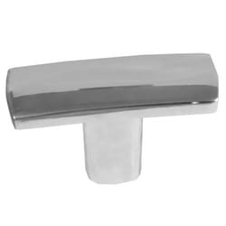 Laurey Contempo Traditional T-Shape Cabinet Knob 1-1/2 in. D 1 in. Polished Chrome 10 pk