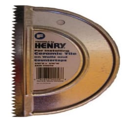 Henry 5/32 in. W X 3/16 in. L Stainless Steel V Notched Trowel