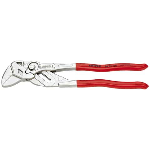 Knipex 10 in. Chrome Vanadium Steel Smooth Jaw Pliers Wrench - Ace