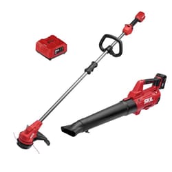 SKIL PWR CORE 20 CB7542B-10 13 in. 20 V Battery Leaf Blower/String Trimmer Kit Kit (Battery & Charge