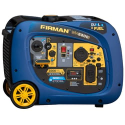 Firman Whisper Hybrid Series 120 V Gas/LP Portable Generator 3000 W