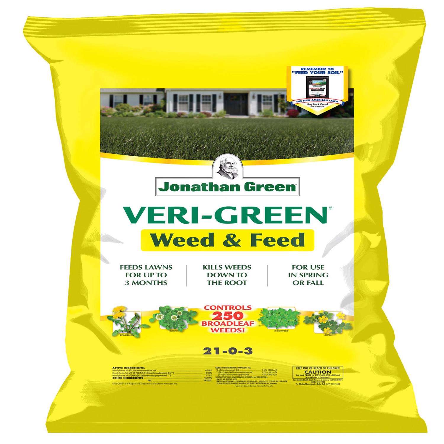 Jonathan Green VeriGreen Weed & Feed Lawn Food For All Grasses 15000 sq ft Ace Hardware