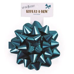 Hennessy Gift Wrap Repeat-A-Bow Teal Gift Bows