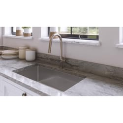 Huntington Brass Cevi One Handle Satin Nickel Pull-Down Kitchen Faucet