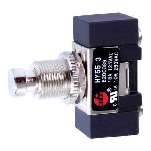 15 AMP @ 12 Volt S.P.S.T. Illuminated Push-Pull Switches