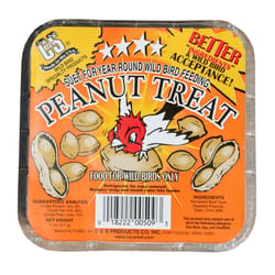 C&S Products Peanut Treat Assorted Species Beef Suet Wild Bird Food 11 oz