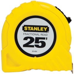 Stanley 25 ft. L X 1 in. W Compact Tape Measure 1 pk