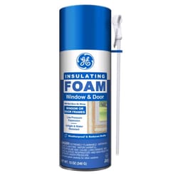 GE White Foam Window and Door Insulating Sealant 12 oz