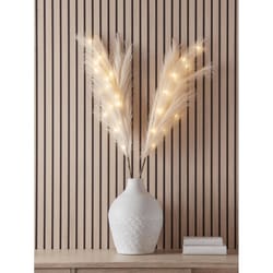 Lumineo Off White Pampas Plume Stem 27.6 in.