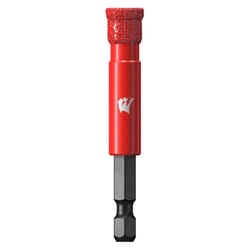 Diablo 3/8 in. Diamond Grit 5.52 in. L X 1/4 in. D Hole Saw