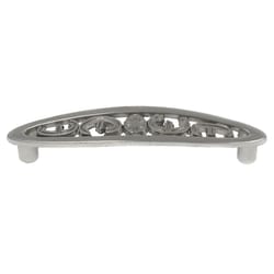 Laurey Georgetown Filigree Cabinet Pull 3 in. Satin Chrome Silver 1 pk