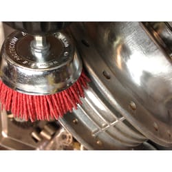 Century Drill & Tool 3 in. Coarse End Brush Nylon 4500 rpm 1 pc