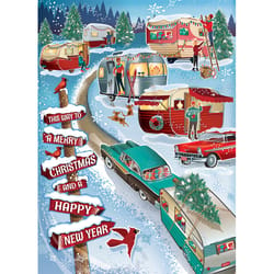 Cobble Hill Christmas Campers Jigsaw Puzzle 1000 pc