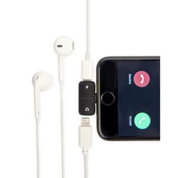 Kikkerland Black Charge and Listen Cell Phone Accessories For Apple