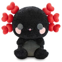 Cuddle Barn Nola the Nocturnal Axolotl Toy Black/Red