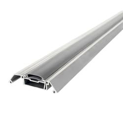 M-D BUILDING PRODUCTS 0.75 in. H X 3.5 in. W X 36 in. L Aluminum Adjustable Deluxe Threshold Silver