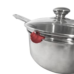 R&M International Corp Red Silicone Pot Watcher