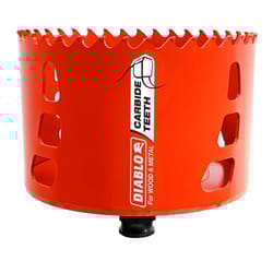 Diablo Snap-Lock Plus 4 in. Carbide Tipped 2-3/8 in. L X 3/8 in. D Hole Saw