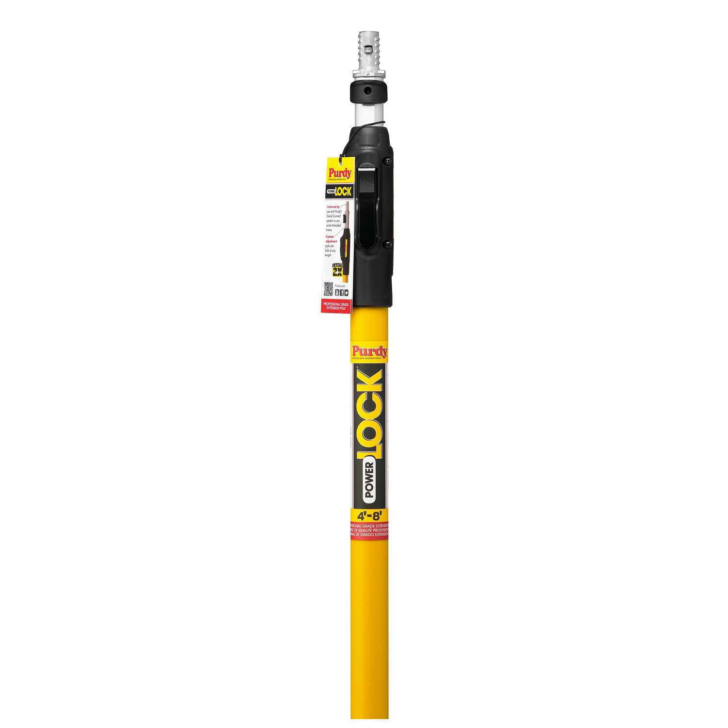 Purdy POWER LOCK Telescoping 48 ft. L x 1 in. Dia. Fiberglass