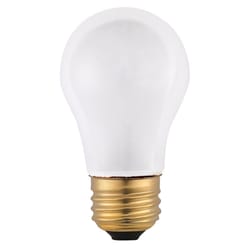 Westinghouse 40 W A15 Appliance Incandescent Bulb E26 (Medium) White 1 pk