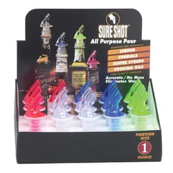 Sure Shot Assorted Plastic Wine Pourer