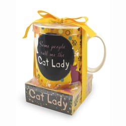 Oak Patch Gifts Cat Lady Mug and Notestack 2 pk