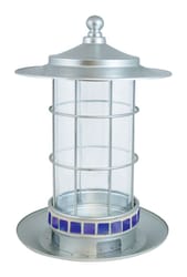 Stokes Select Wild Bird 2.7 lb Metal/Plastic Mosaic Lantern Bird Feeder 4 ports