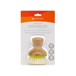 Full Circle White & Bamboo Be Good Dish Brush