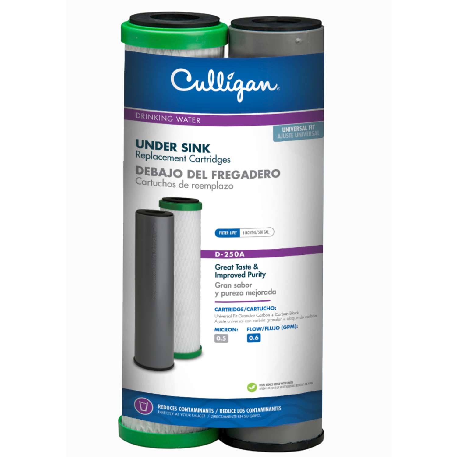 Culligan Under Sink Drinking Water Filter For Culligan US600A & US600
