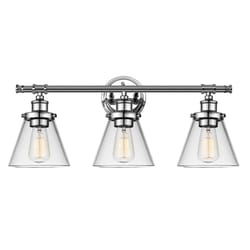 Globe Electric Parker 3-Light Chrome Wall Sconce