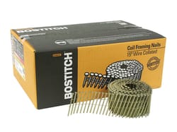 Bostitch 2-1/2 in. L X 13 Ga. Angled Coil Galvanized Framing Nails 15 deg 3600 pk