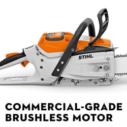 Mini battery powered online chainsaw stihl