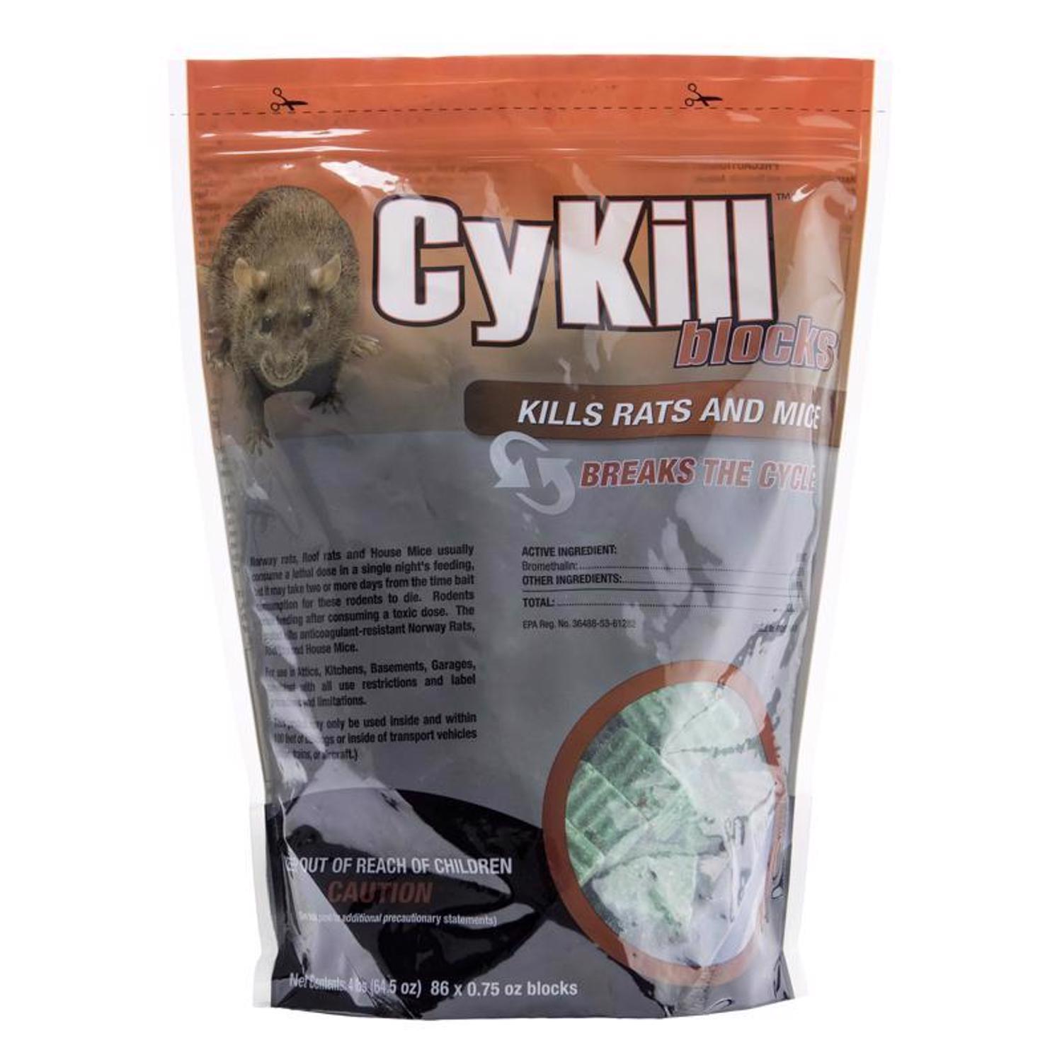 CyKill Bait Blocks For Mice and Rats 86 pk