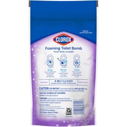 Clorox Foaming Lavender Scent Toilet Bowl Cleaner 5.3 oz Tablet