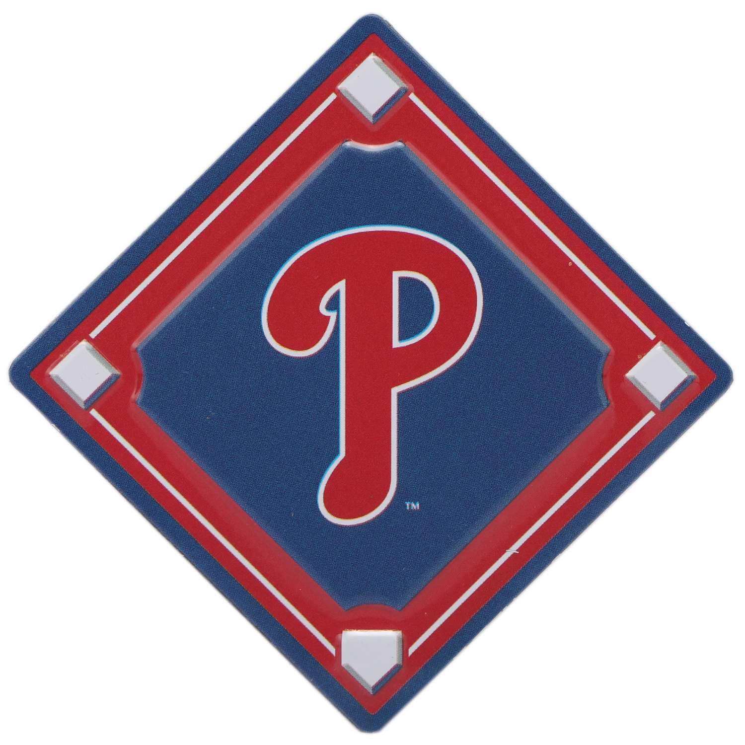 MLB - Philadelphia Phillies Embossed Baseball Emblem