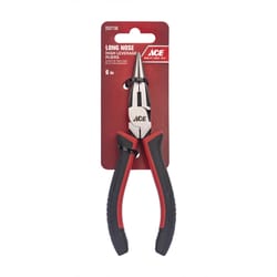 Ace 1 pc Alloy Steel Long Nose Pliers 6 in. L