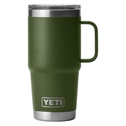 YETI Rambler 20 oz Highlands Olive BPA Free Vacuum Insulated Tumbler