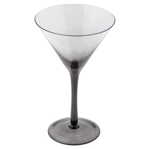 Ace Silver Short Martini Glass