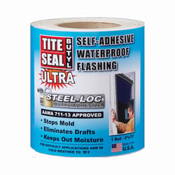 Tite Seal Ultra 6 in. W X 75 ft. L Polyethylene Flashing Butyl White