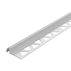 M-D BUILDING PRODUCTS 0.44 in. H X 1.44 in. W X 96 in. L Prefinished Clear Aluminum Bullnose