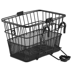 Retrospec Apollo Steel Bike Basket 15 lb Black