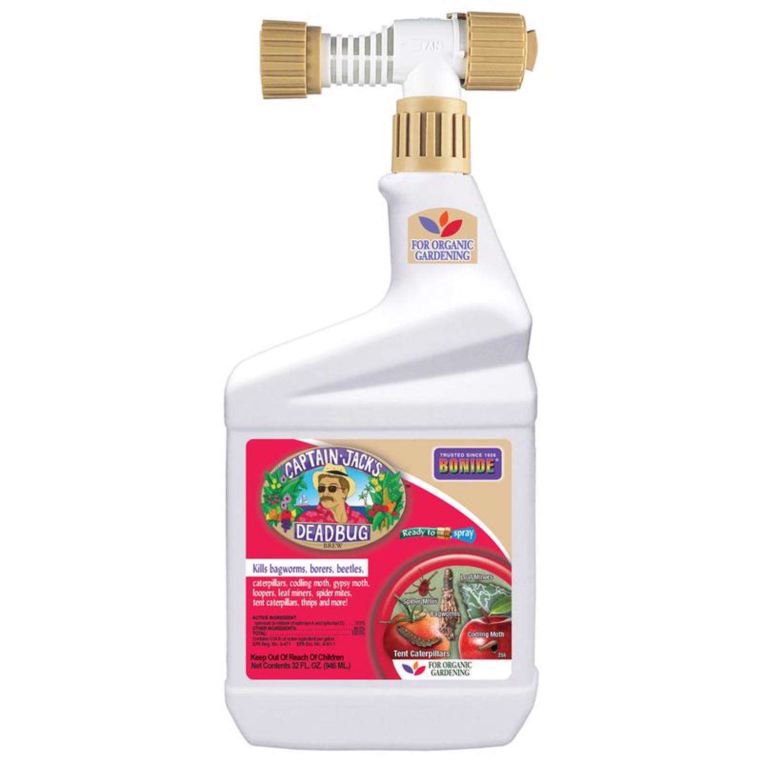 Bonide Captain Jacks Dead Bug Brew Organic Caterpillar Killer Liquid 32 ...