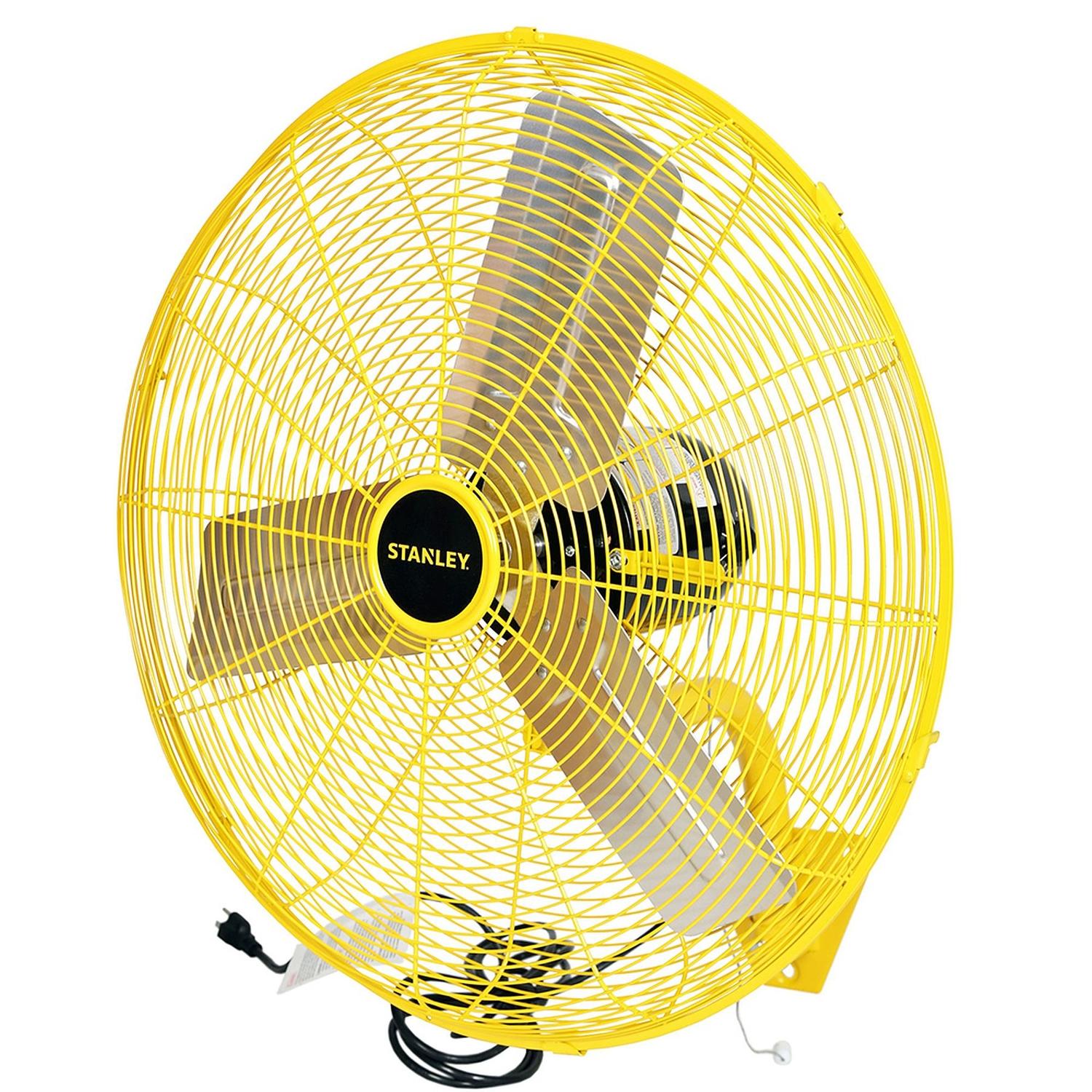 Stanley 26 in. H X 24 in. D 3 speed Oscillating Wall Mount Fan Sansujyuku sansujyuku.com
