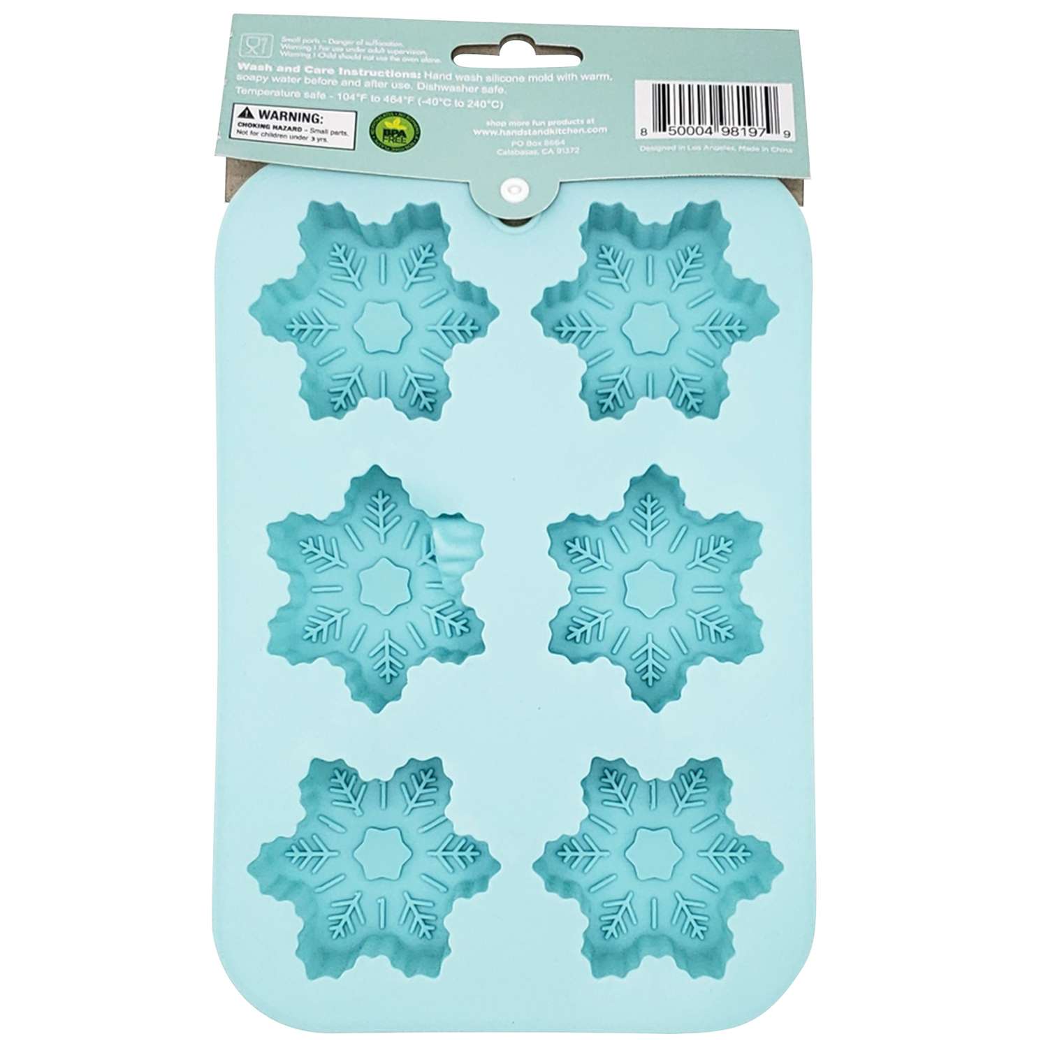 Handstand Kitchen Winter Wonderland Snowflake Cupcake Mold