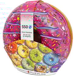 Eurographics Donut Rainbow Jigsaw Puzzles Multicolored 550 pc